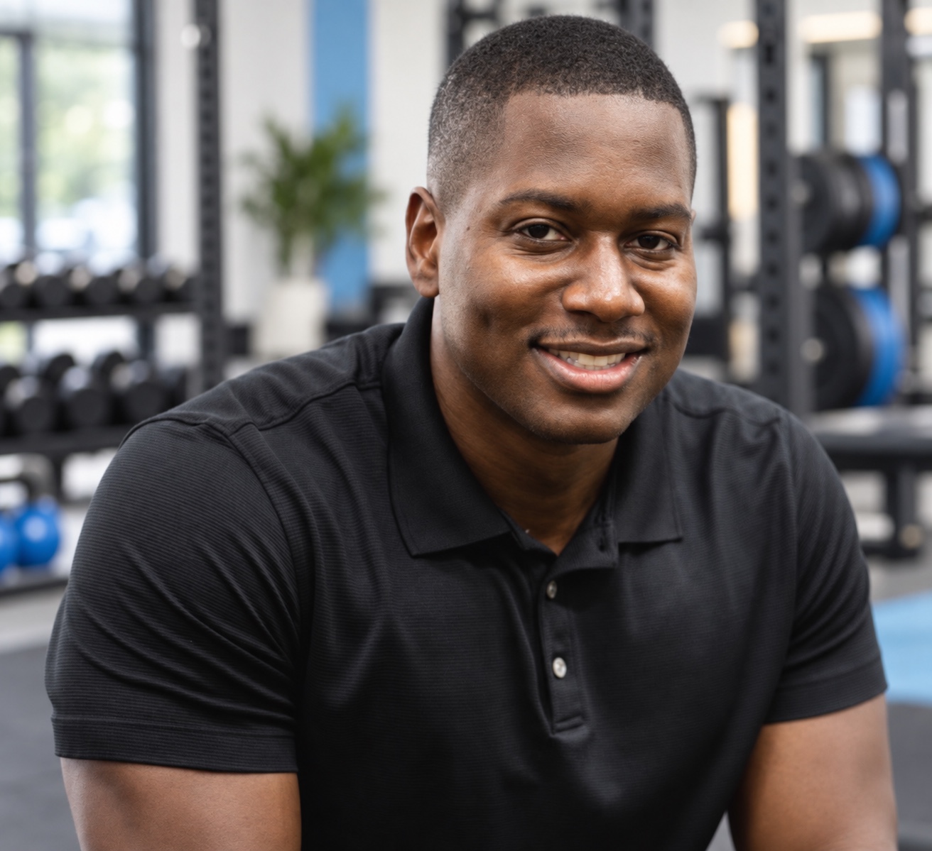 Coach Rodney Pierre smiling in a Boca Raton gym