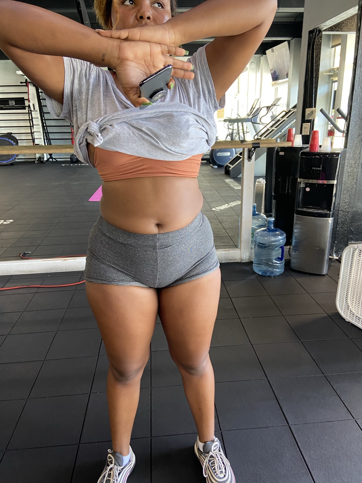Wide T. before her A2A fitness transformation
